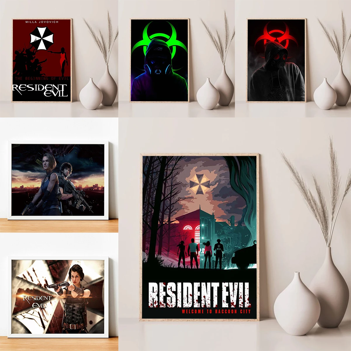 

Movie R-Resident-Evil Poster Game Posters for Wall Art Canvas Painting Decorative Pictures for Living Room Decor Home Accessory