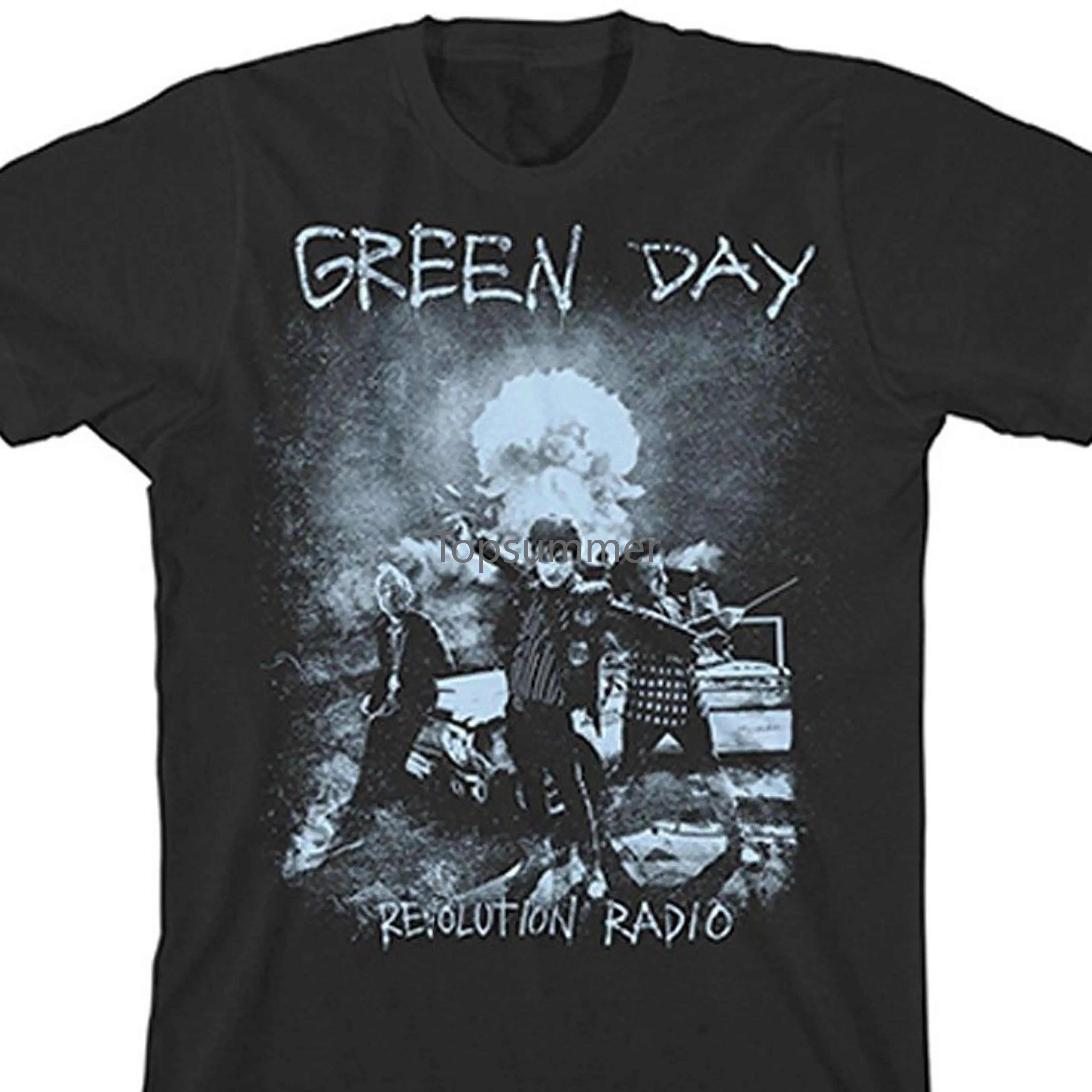 

Authentic Green Day Nuke T Shirt S 2Xl New Top Tee 100% Cotton Humor Men Crewneck Tee Shirts