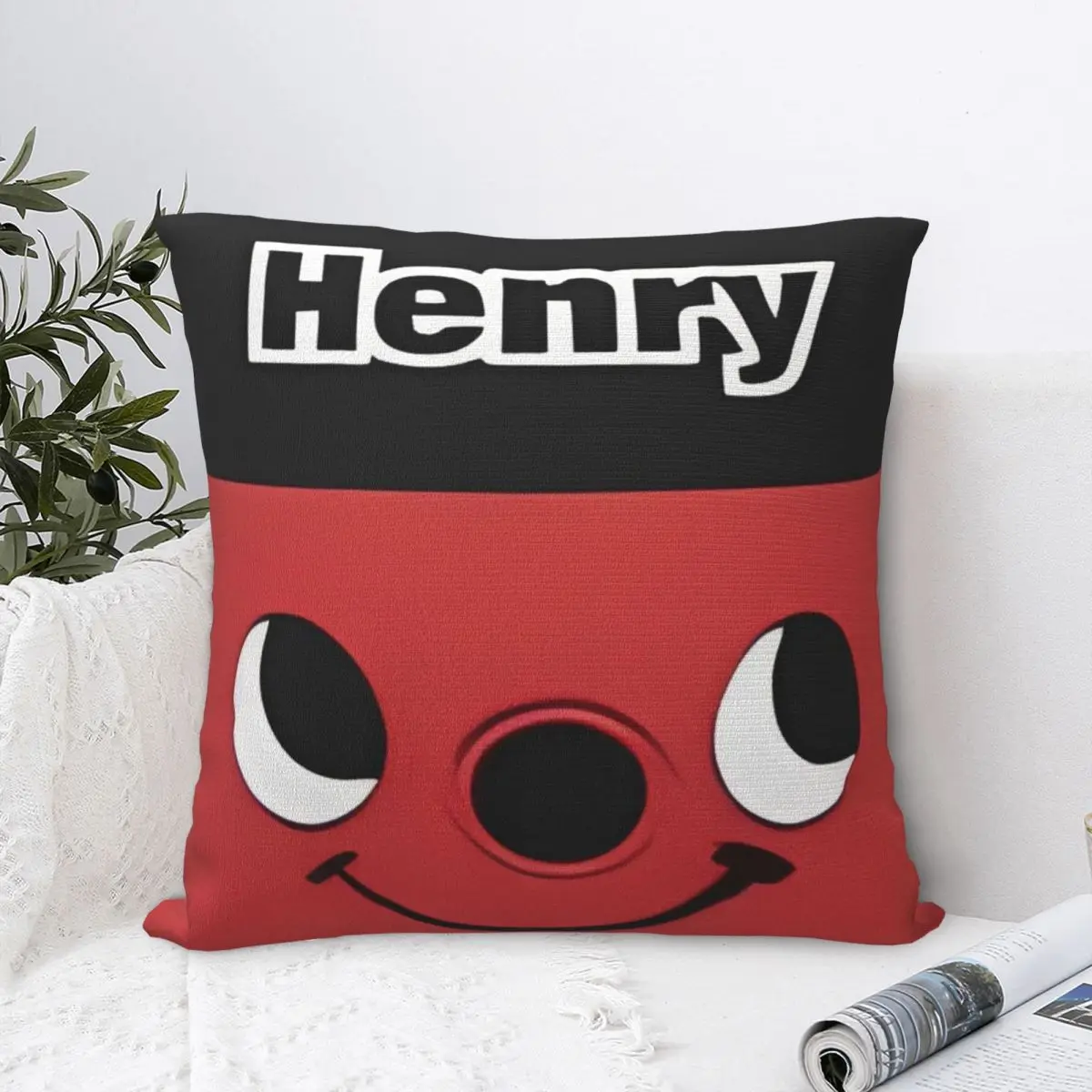 

Home Decorations Henry Hoover｠ Pillowcase Accessories Pillow Cover Square Multi Size