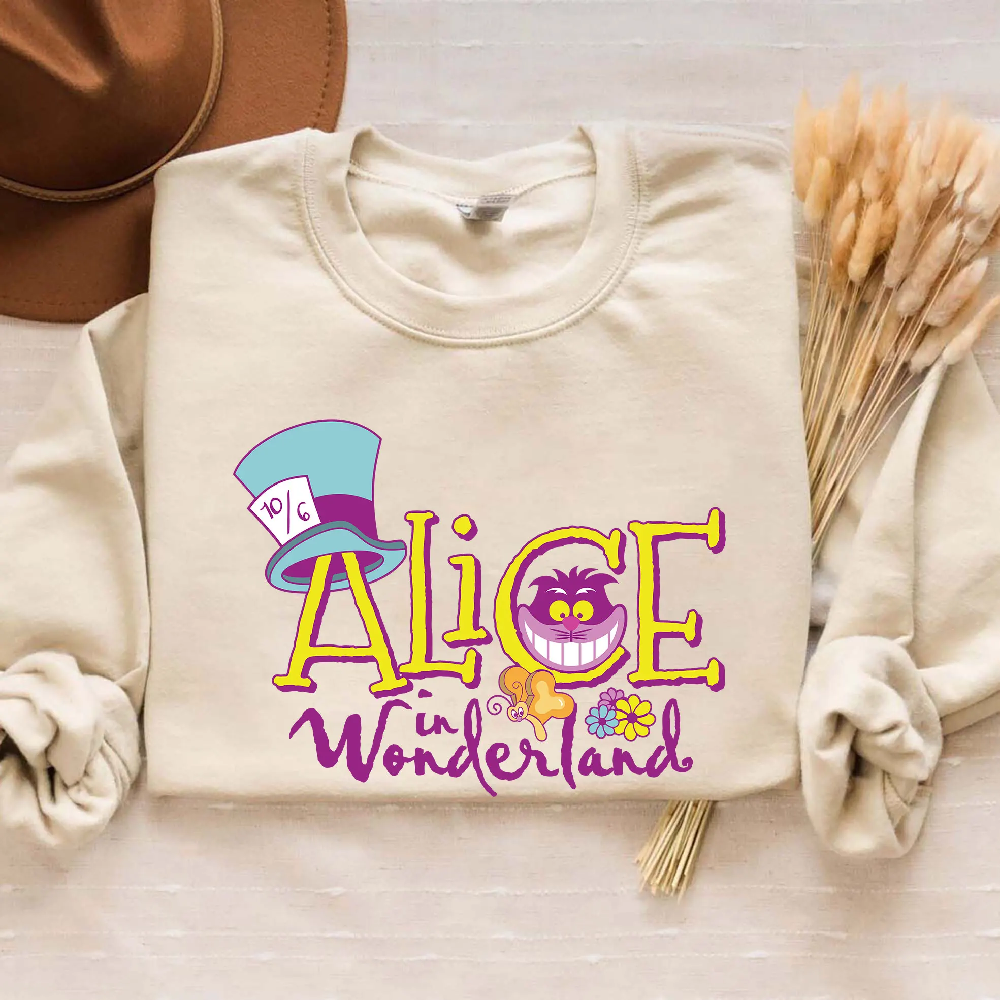 Alice in Wonderland Iron on Transfers Heat Press Stickers for Tshirts Thermal Patches Decals DIY on Clothes