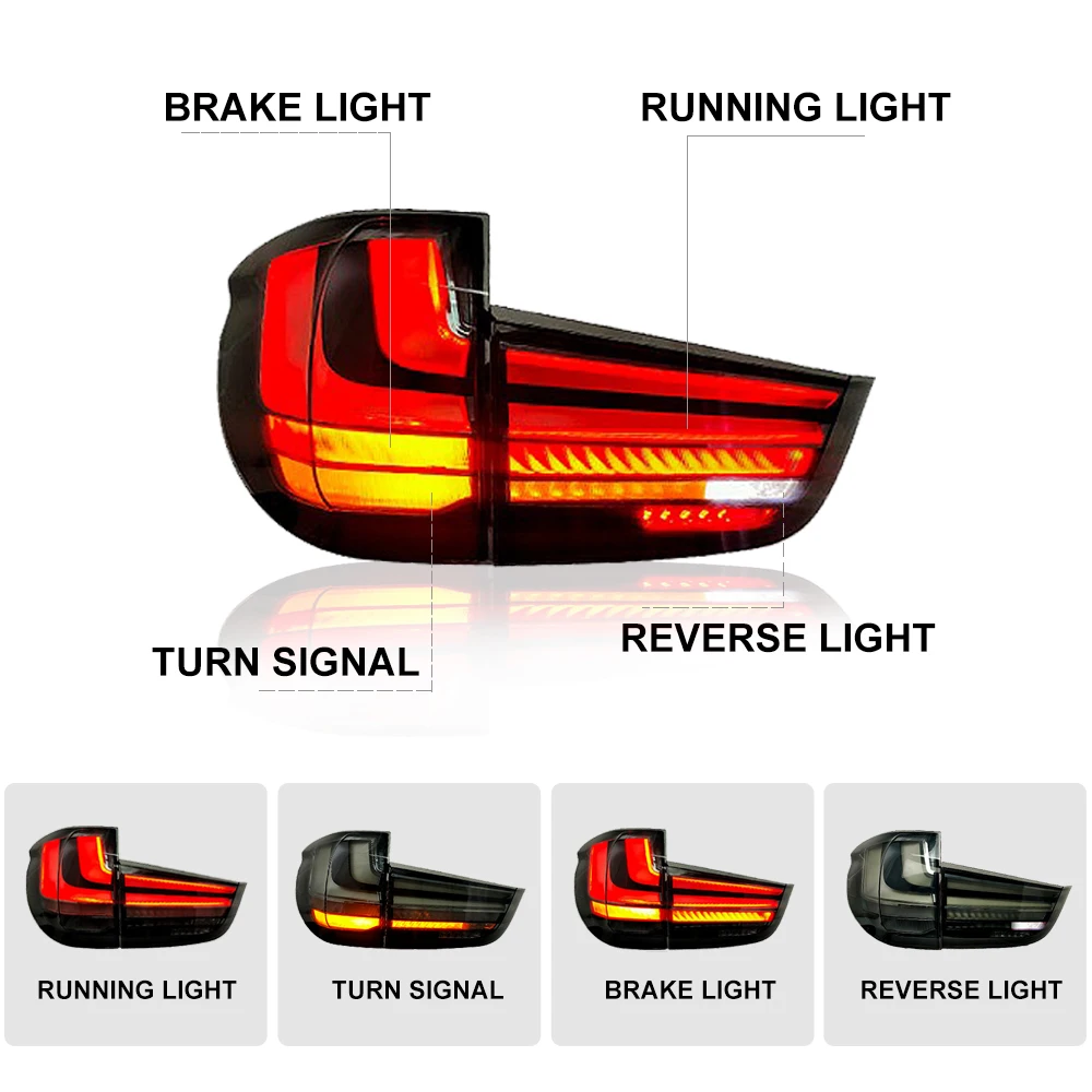 Cy 2014-2018 High Quality LED Taillight 12V Rearlamp Tail Lamp for BMW X5 F15 New Condition