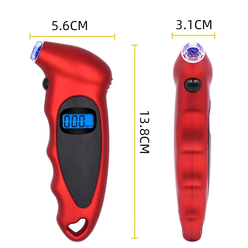 New Tire Pressure Gauge Backlight High-precision Digital Tire Pressure Monitoring Car Tyre Air Pressure Gauge Meter LCD Display