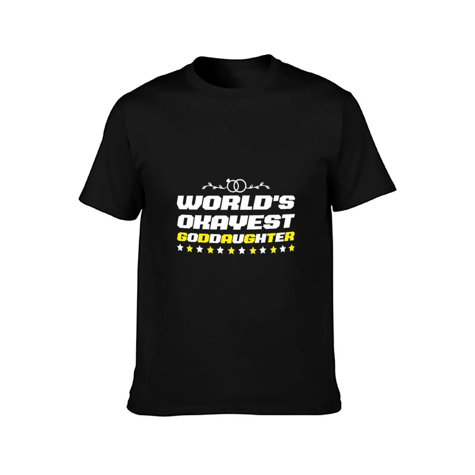World's Okayest Goddaughter Classic T-Shirt Sports Casual Breathable Tee Shirt T-Shirt