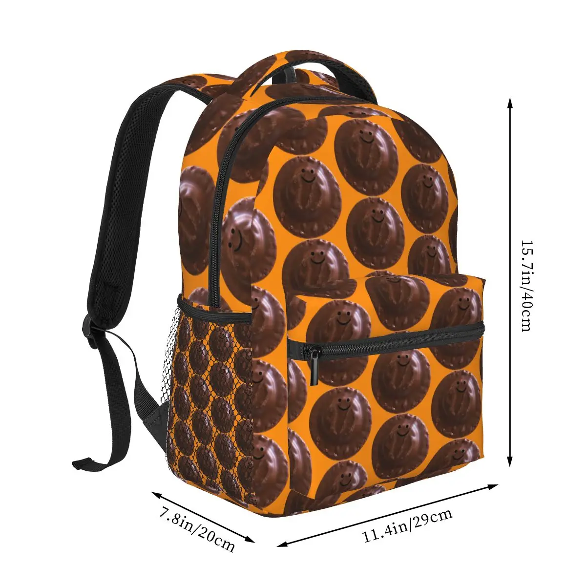 Gerald The Jaffa Cake (large) Backpacks Boys Girls Bookbag Children School Bags Laptop Rucksack Shoulder Bag Large Capacity