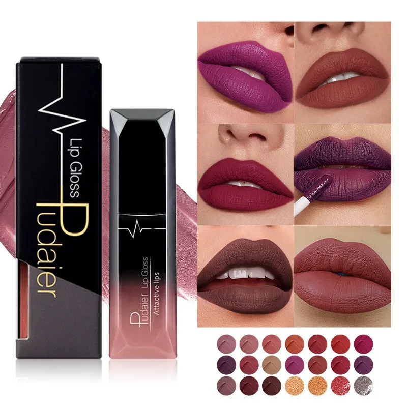 21 Colors Matte Liquid Lipstick Long Lasting Non-transfer Lip Gloss Lip Tint