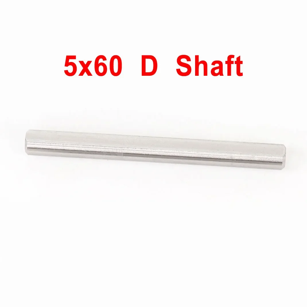 Blurolls Stailess Steel Rod D Grind Flat Type Shaft Steel Rod Diameter 5mm for SMuFF V5 BOM VORON ERCF V2 3D Printer MOTION PART