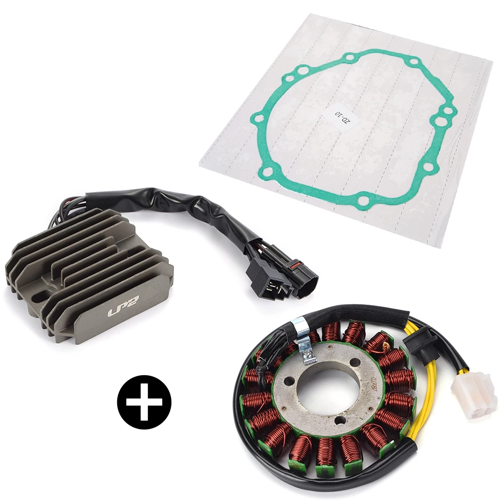 

Magneto Stator Coil & Regulator Rectifier With Gasket for Suzuki GSXR600 GSXR750 GSX-R600 GSX-R750 K6 K7 31401-01H00 32800-02H00