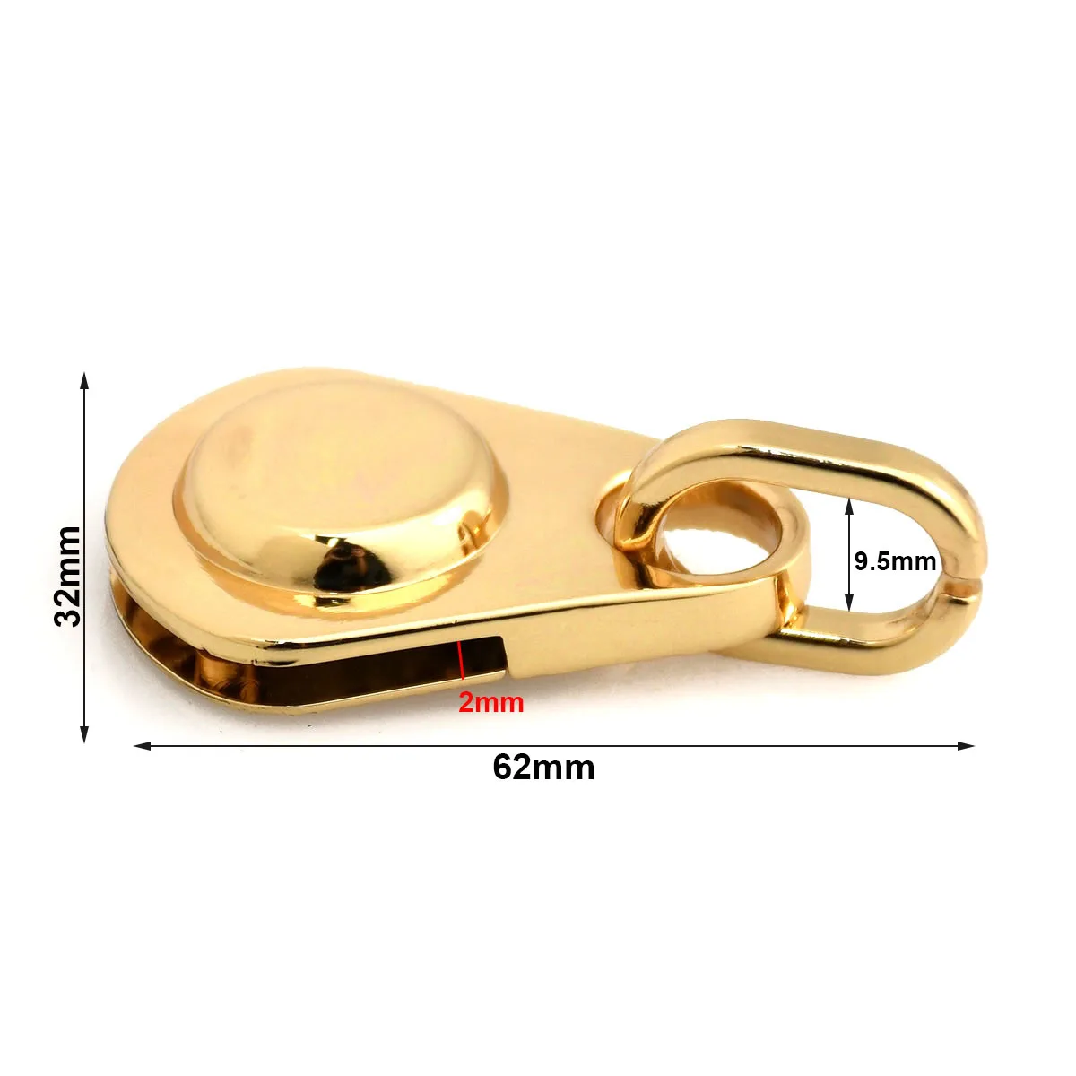 1pcs Fashion Metal Hang Buckle Handle Decoration Clasp for DIY Handbag Bag Purse Luggage Hardware Closure Bag Parts Accessories