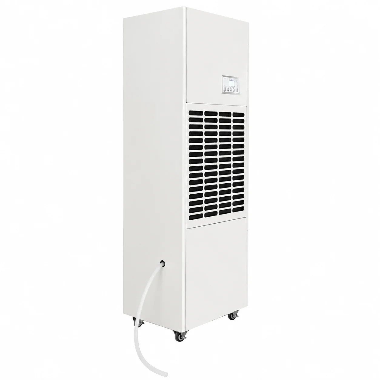 New High Capacity 168L 7kg/h 3200W Floor Standing Industrial Dehumidifier for Warehouse Factory Basement Indoor Pool