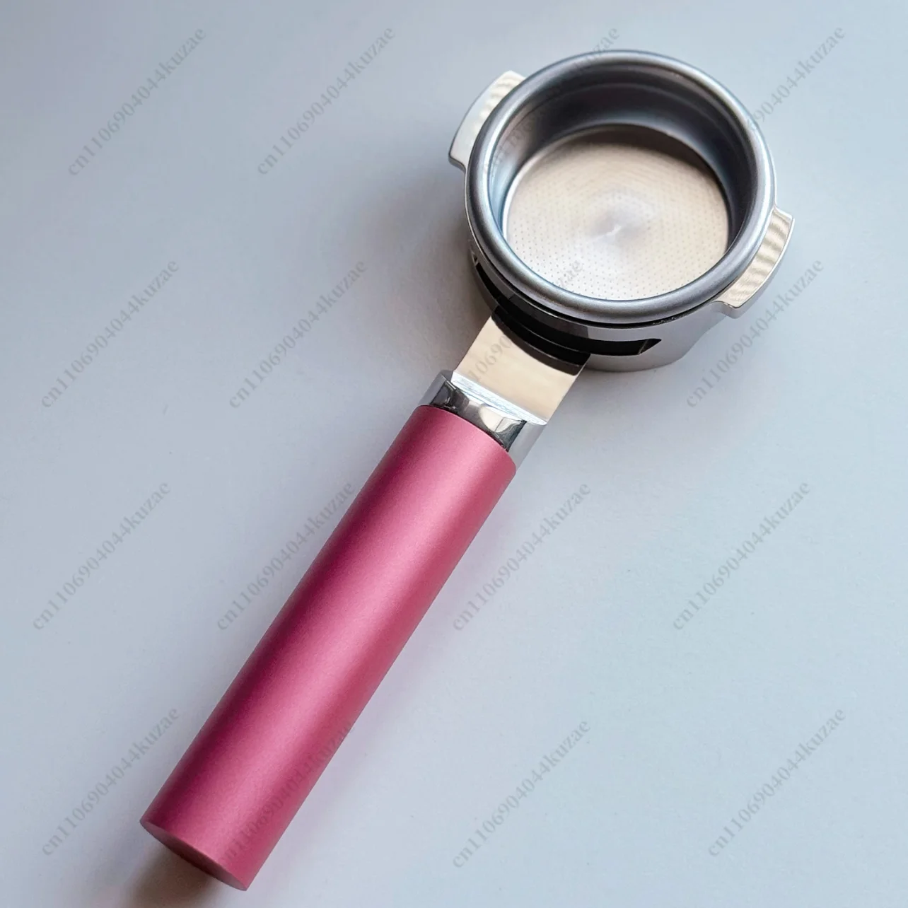 CNC Stainless Steel Hollow Bottomless Coffee Machine Handle (No Powder Bowl Included)