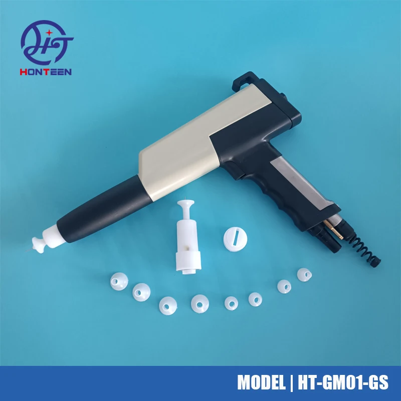 

Honteen PG1 type Manual Electrostatic Powder Coating Spray Gun shell Shaft Body With Good Anti-static quality