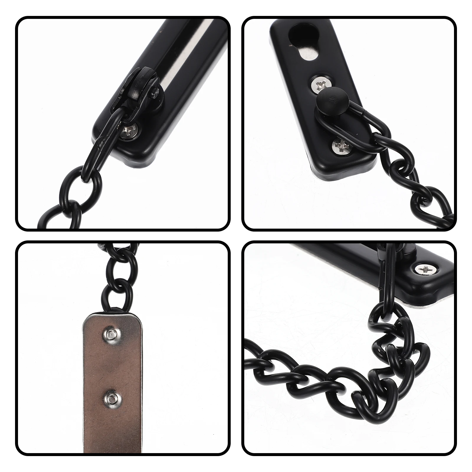 

1pcs Stainless Steel Door Chain Lock Latch Heavy Duty for Front Interior Anti-Theft Baby Proof Ventilation Strong