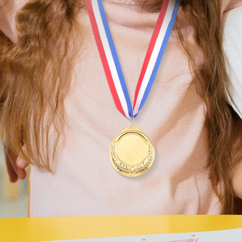 

20pcs Gold 6 5cm Marathon Medals for Kids Sports Awards School Competition Supplies Smooth Honor Gifts