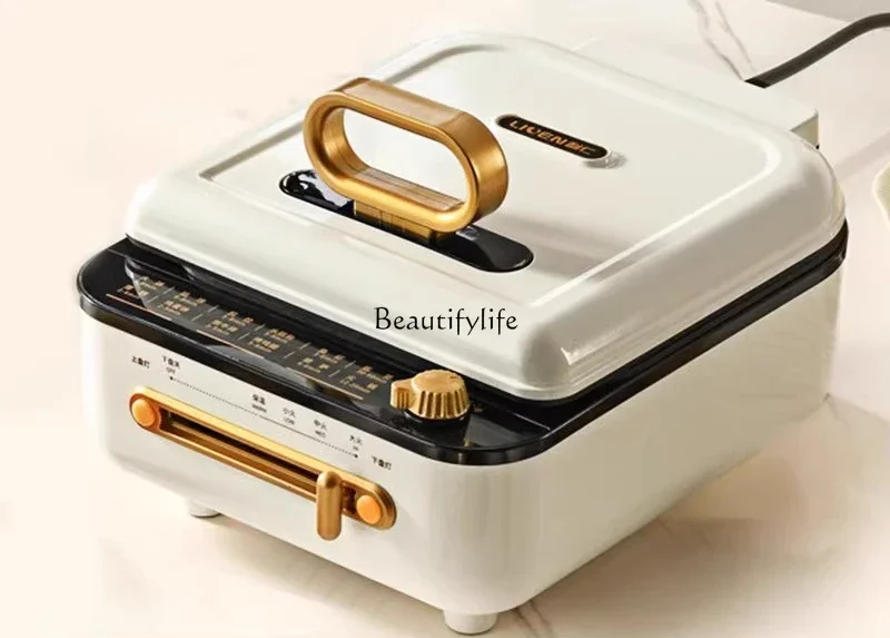 Multifunctional household double-sided heating deepens and increases the rinse-bake integrated electric frying pan