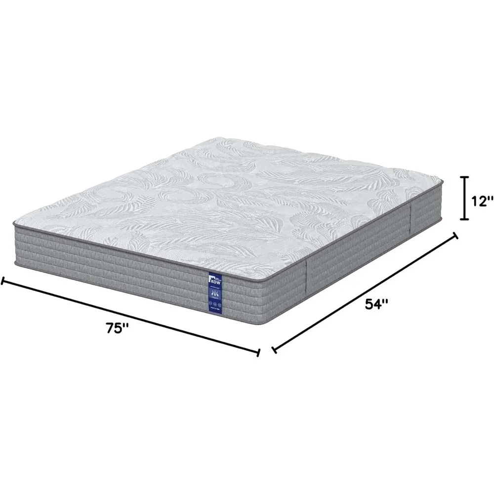 12 Inch Memory Sponge Mixed Mattress,Boxed Large Mattress with Sports Isolation, Strong Edge Support, and Stress Relief Mattress