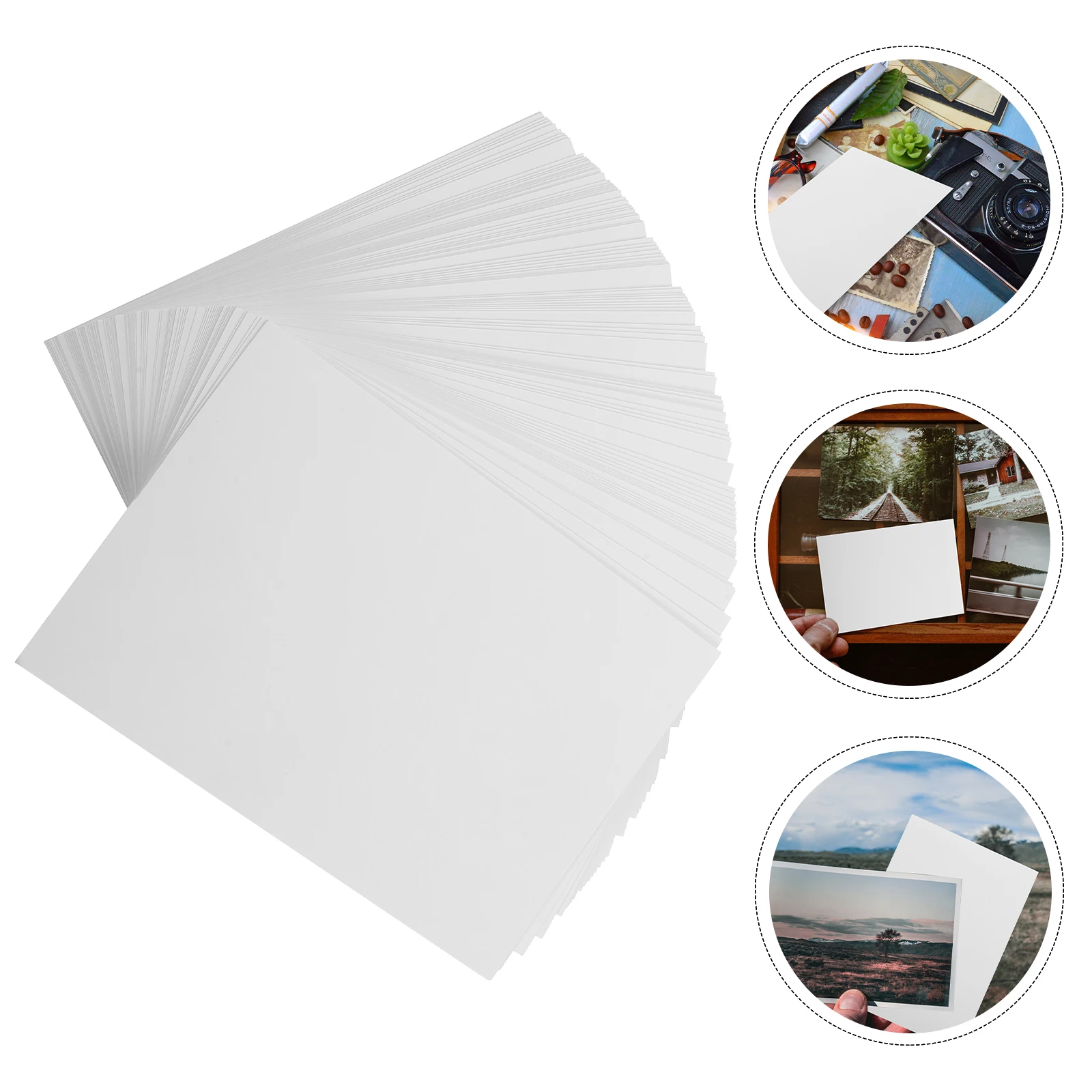 100 Sheets Inches High Glossy Photo Paper Photo Paper Sheets for Printer Daily Use Photographic Papers Smooth Finish