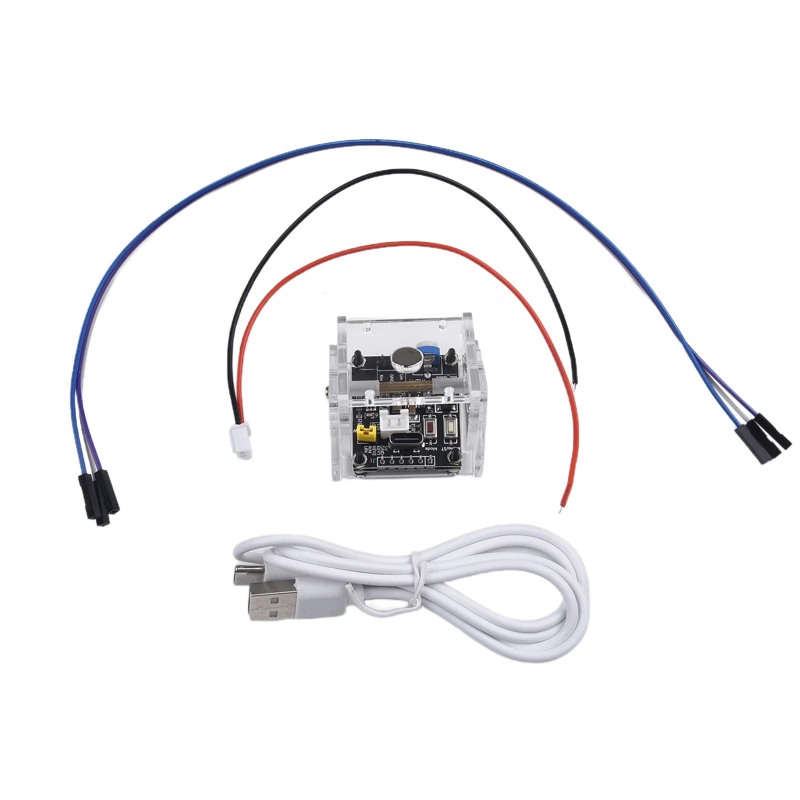 

Индикатор уровня звука с 0,96 дюйма для OLED-дисплея и двухканальным анализатором спектра для любителей музыки