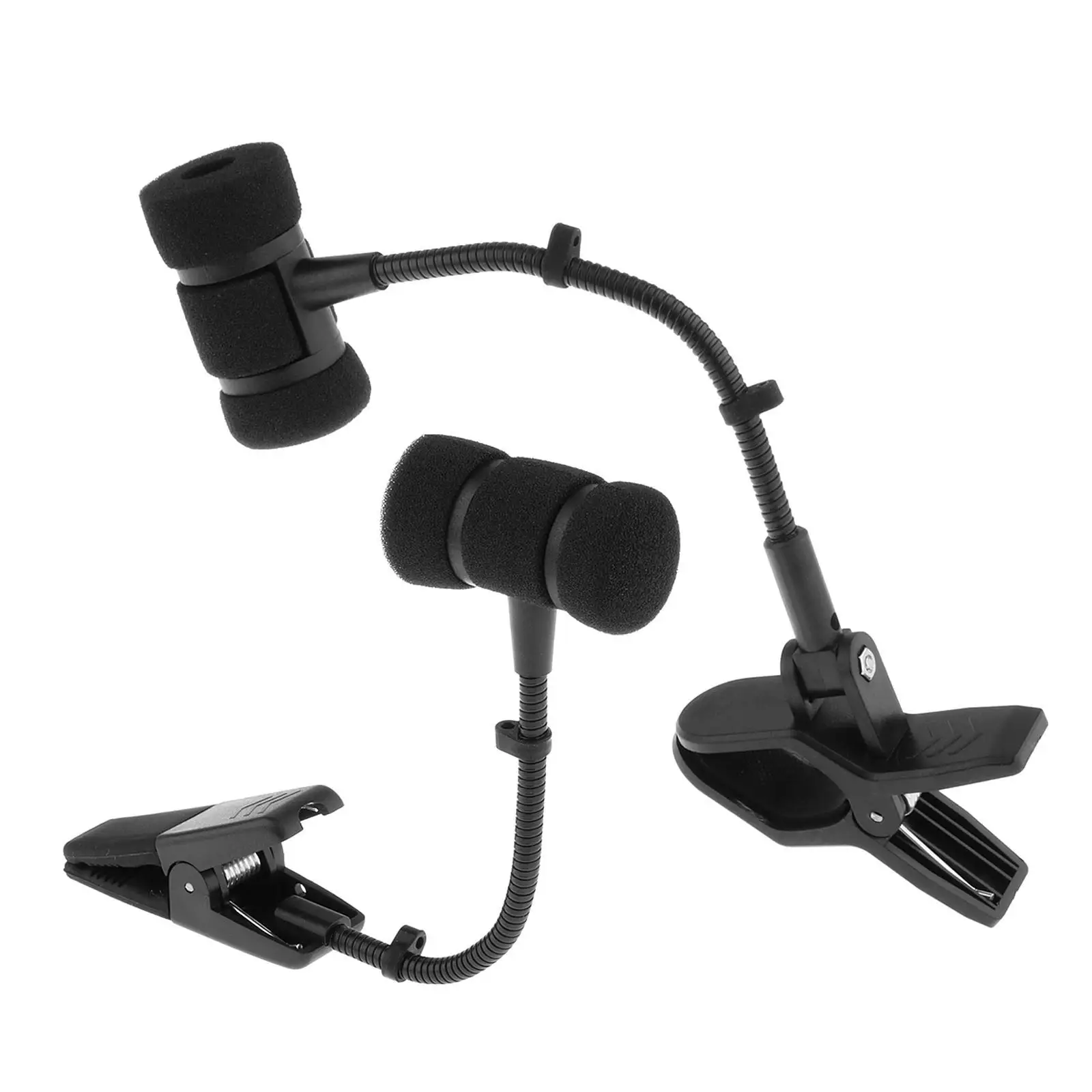 

Mic Clamp without Microphone Microphone Holder Clip Microphone Support Stand Bracket Musical Instrument Accessories Sax Mic Clip