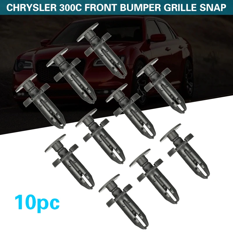 10Pcs Front Bumper Grille Buckle Fastener Trim Clip For Chrysler/Voyager 300c/Dodge/Nitro Auto Fastener