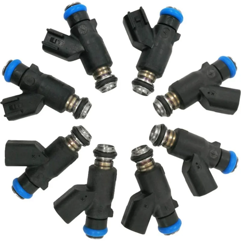 8Pcs FJ1089 12613412 Fuel Injectors Nozzles 4 Holes Engine for 2010-2013 Chevrolet Silverado 1500 2500 HD Cadillac V8 Engine