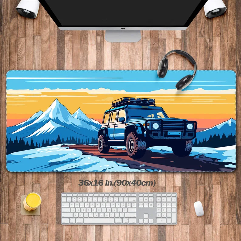 

Urban Desk Mat for Car, XXL Mouse Pad for Vehicle Lovers, Desk Accessories for Automobile,keyboard Desk Pad, Gift for Boyfriend