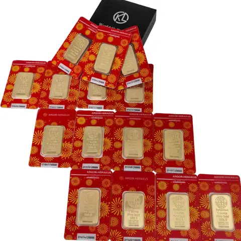 2026 Horse Non-magnetic Sealed Package Gold Plated Brass Bar Swiss Gold Bullion Ingot With Different Serial NO. Business Gift