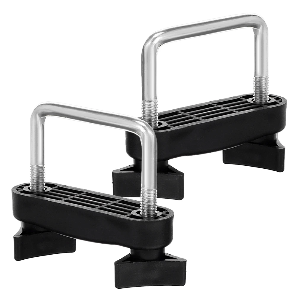 

2pcs RoofRackAccessories HighStrength UniversalMountingClamps PlasticCargoCarrier Ubracket LuggageTrunk Antislip