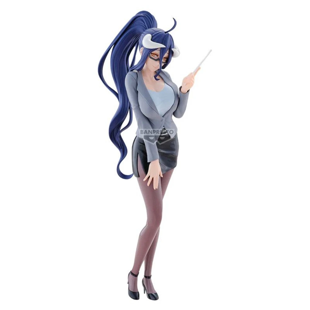 Bandai Overlord Albedo Teacher's Clothing Desktop Assembly Model Model Doll Action Figure Birthday Gift