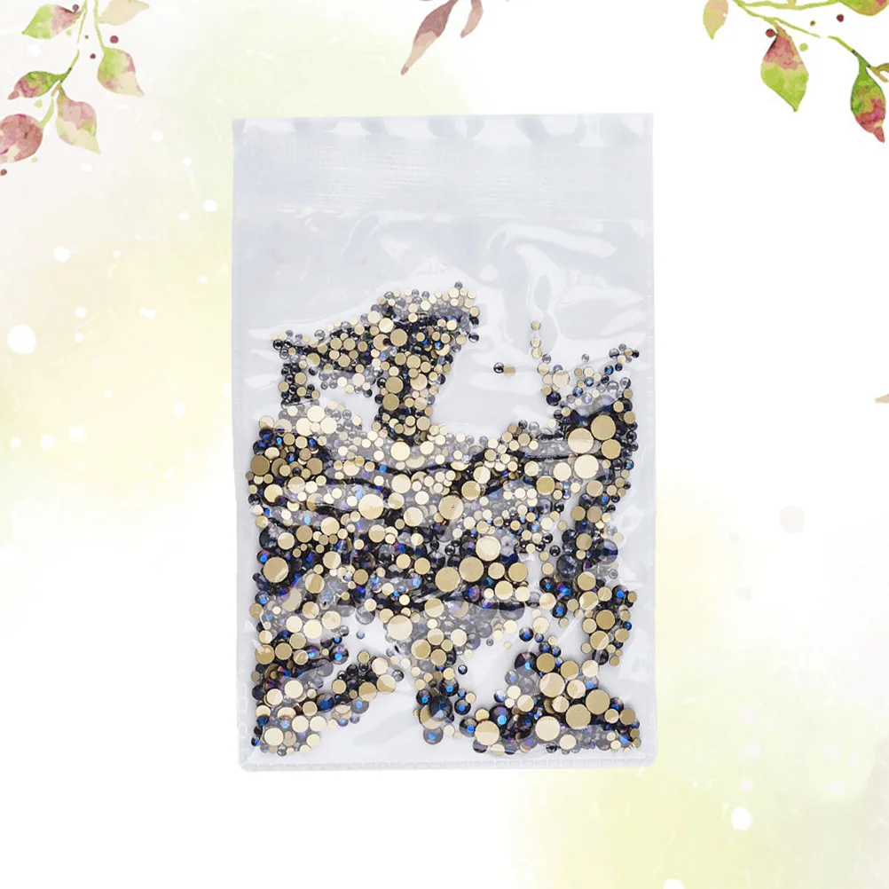 1440개 워터 드릴 장식 네일 아트 라인스톤 매니큐어 액세서리 디자인 도구 키트 네일 장식용