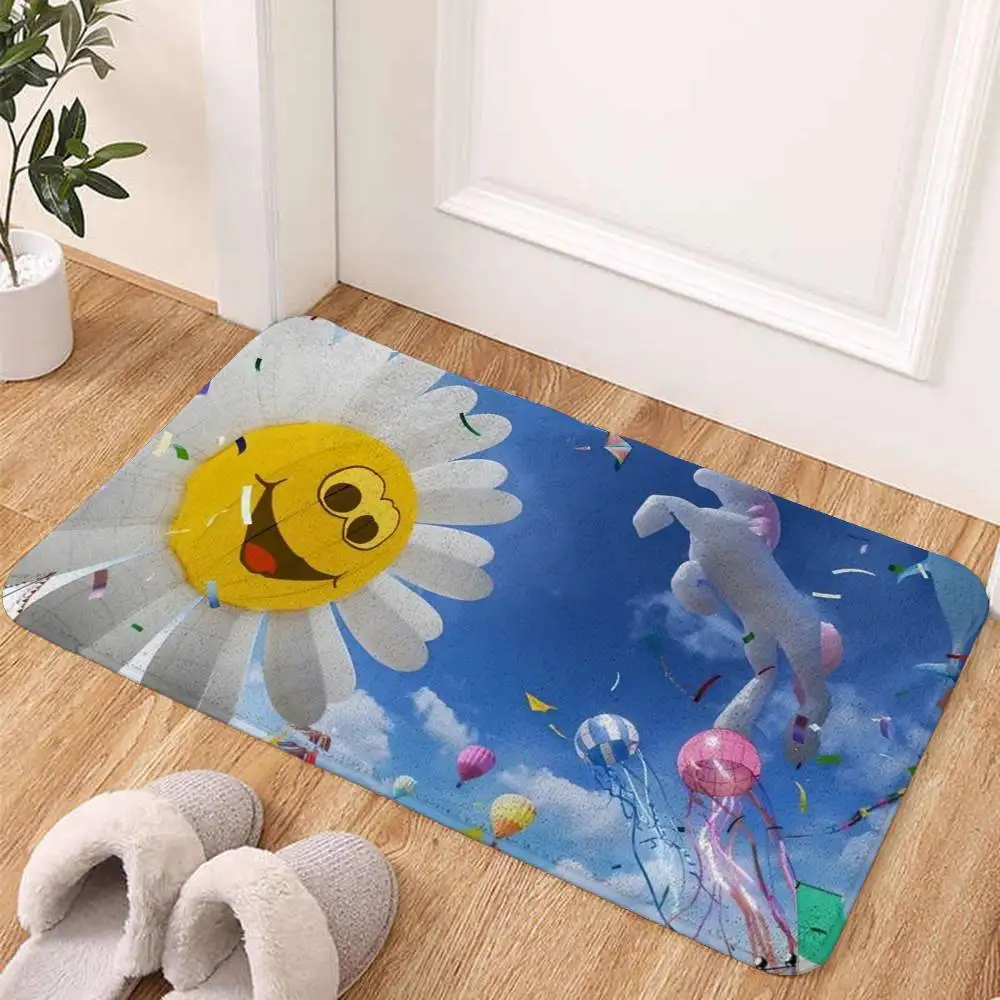 S-Seventeen God Of Music Carpet Bathroom Anti-slip Mat Door Mat Home Decoration Mat Entrance Door Mat Scratch-resistant Door Mat