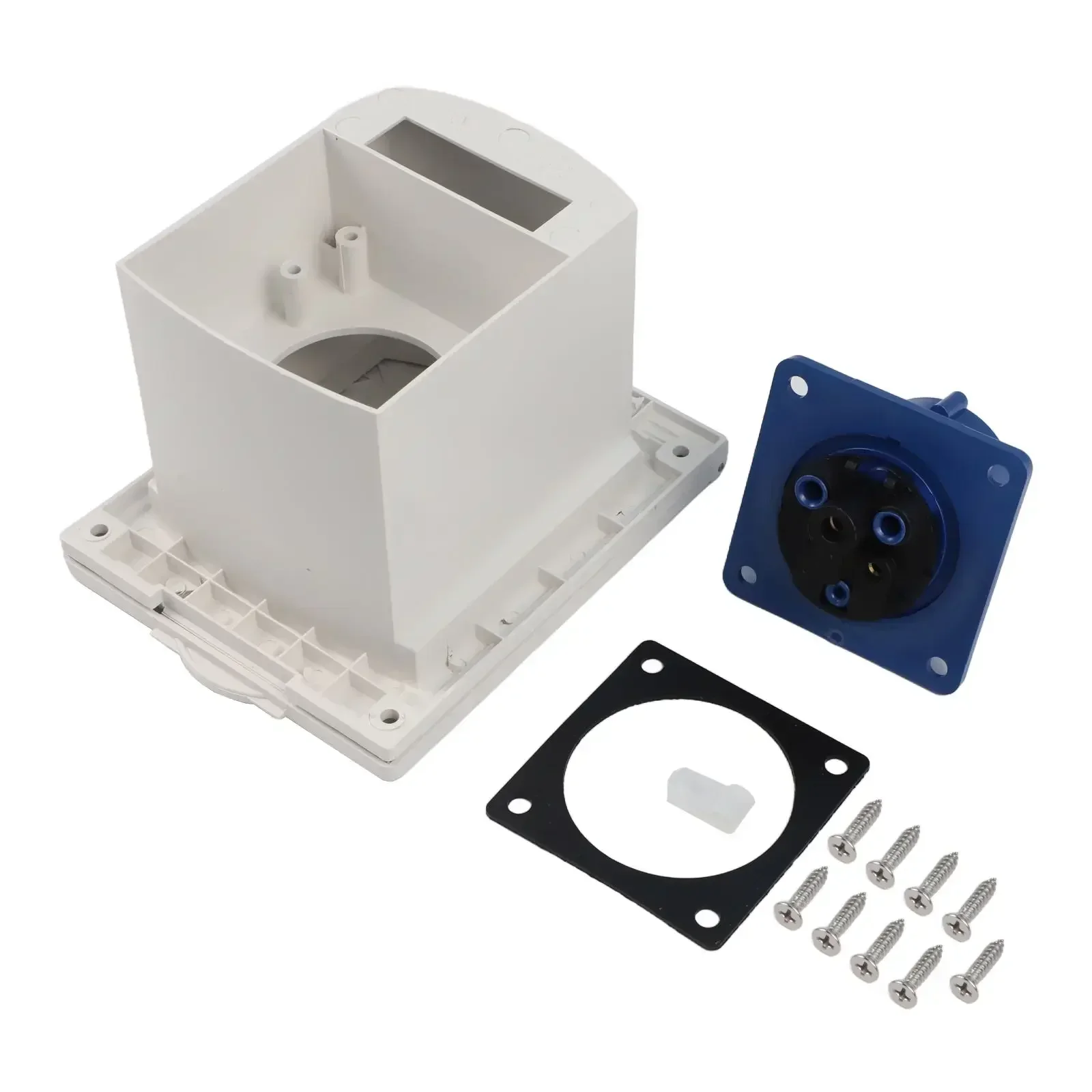 External waterproof embedded socket 16A 23A for RV trailers and campers with IP44 protection grade power input accessories