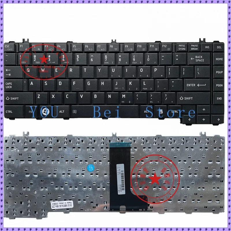 Новая английская клавиатура для ноутбука Toshiba Satellite L600 L600D L630 L745 L745D L700 L730 L645 L640 C640 C600