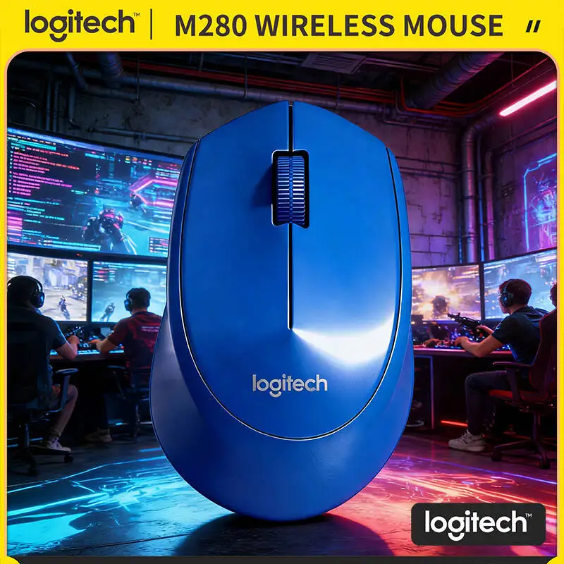 

Беспроводная оптическая мышь Logitech M280, Plug and Play, радиус действия 10 м, 1000 DPI, 18 месяцев автономной работы, для ПК, Mac, Linux