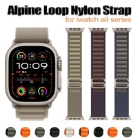 Alpine Loop Nylon Sport Strap for iwatch series 10 46mm 42mm band Ultra 49mm bracelet correa iwatch series 8 7 SE 6 5 4 SE