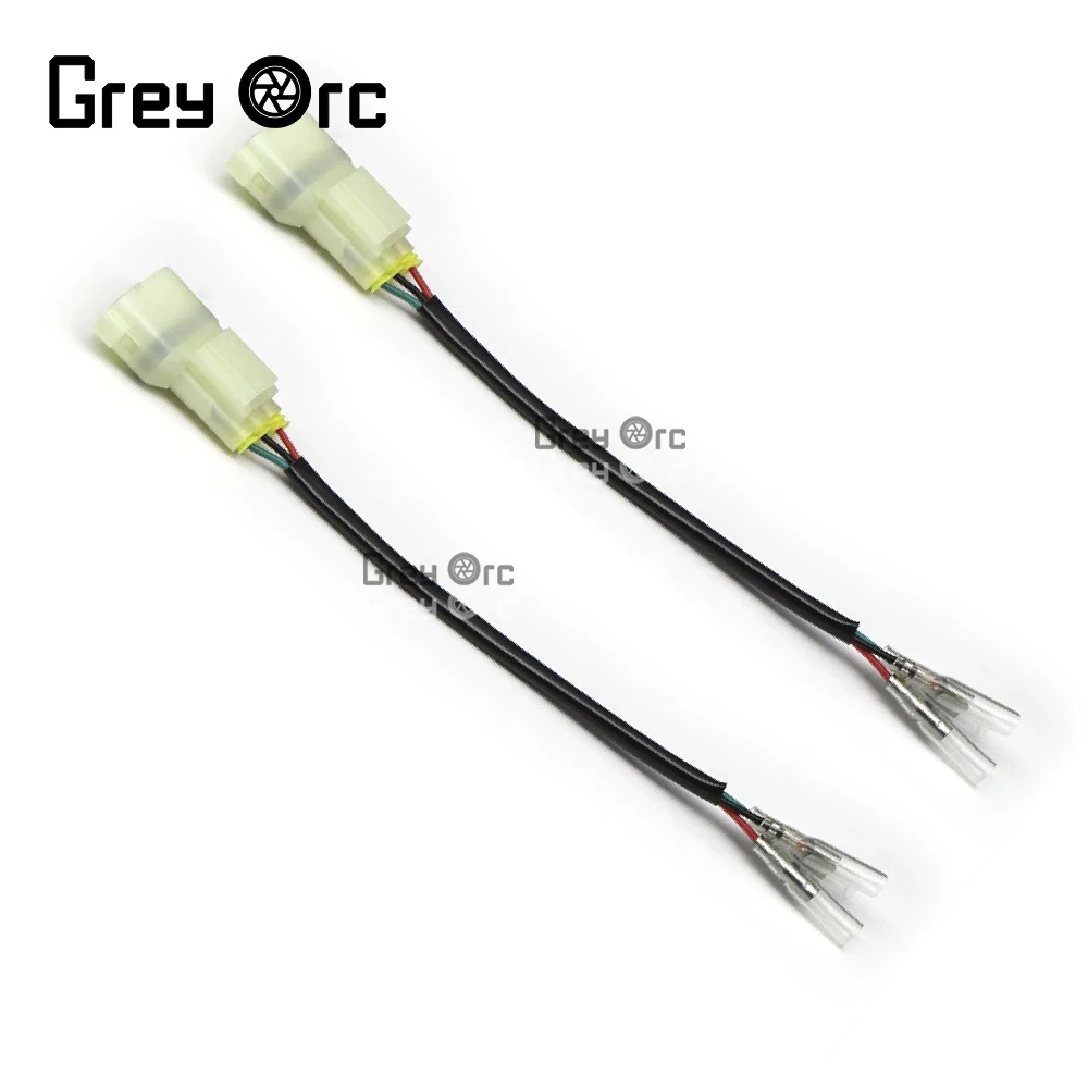 For Honda CB500X/F/R CB650F CB 500X/F/R Taillight Power Supply 3 Wires Front Turn Signal Harness Connector Lead Plug Adapter