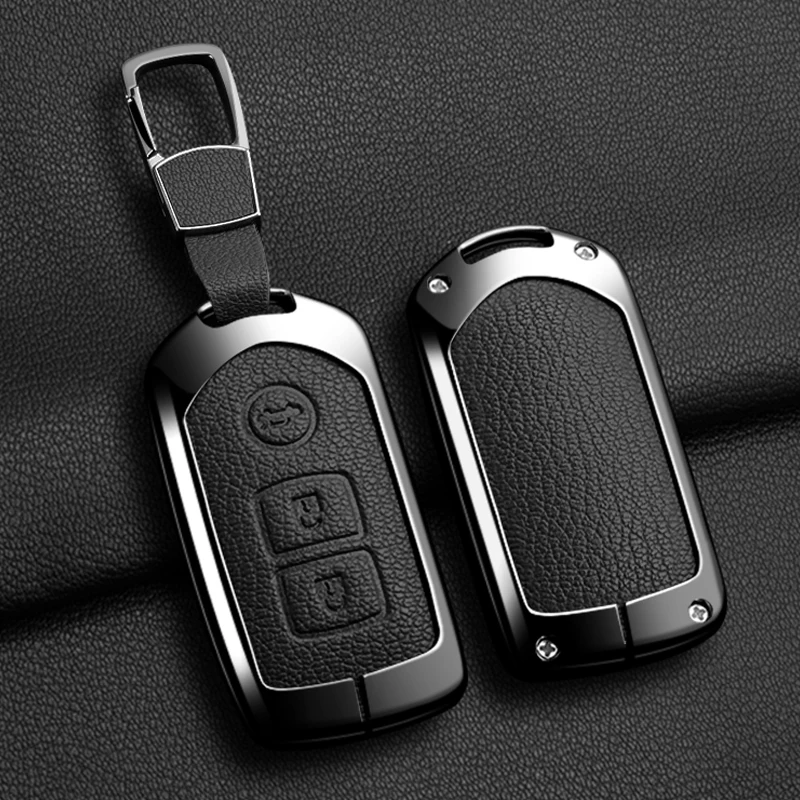 

Car Key Case Cover Shell For Toyota Land Cruiser Prado 150 Sienta Porte Raum Alphard Isis Noah Zinc Alloy Leather Protec Keychai