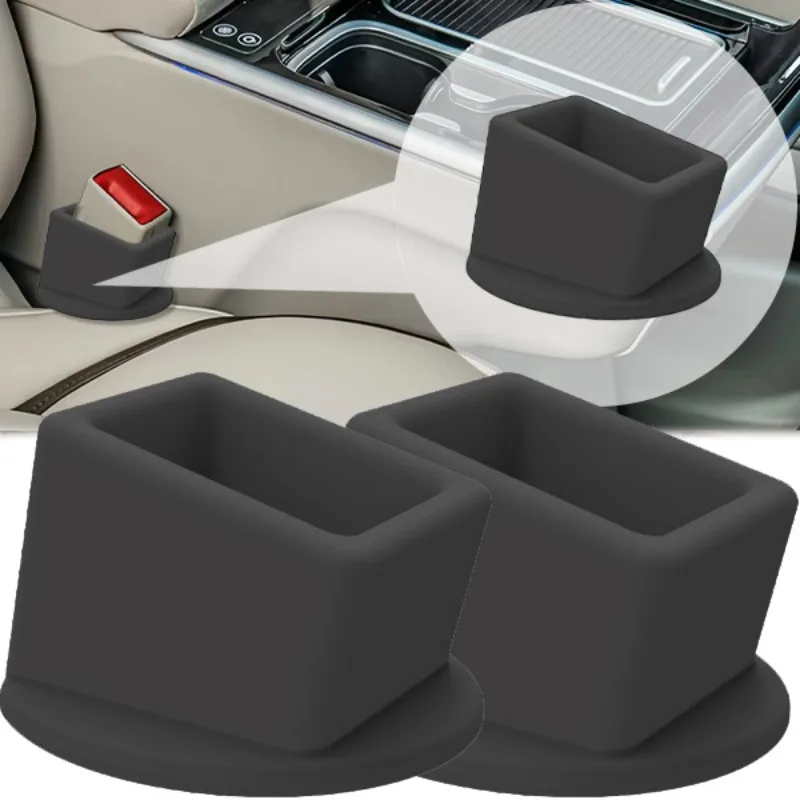 

Ремень безопасности автомобиля, силиконовая розетка, защитный чехол, износостойкий и устойчивый к царапинам, модификация салона автомобиля, крепеж для ремня безопасности