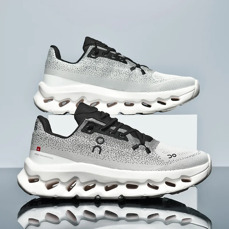 Fluoreszenz-Laufschuhe für Herren, Training, Marathon, Sport, atmungsaktiv, leicht, bequem, rutschfest, Freizeit-Sneaker für Damen