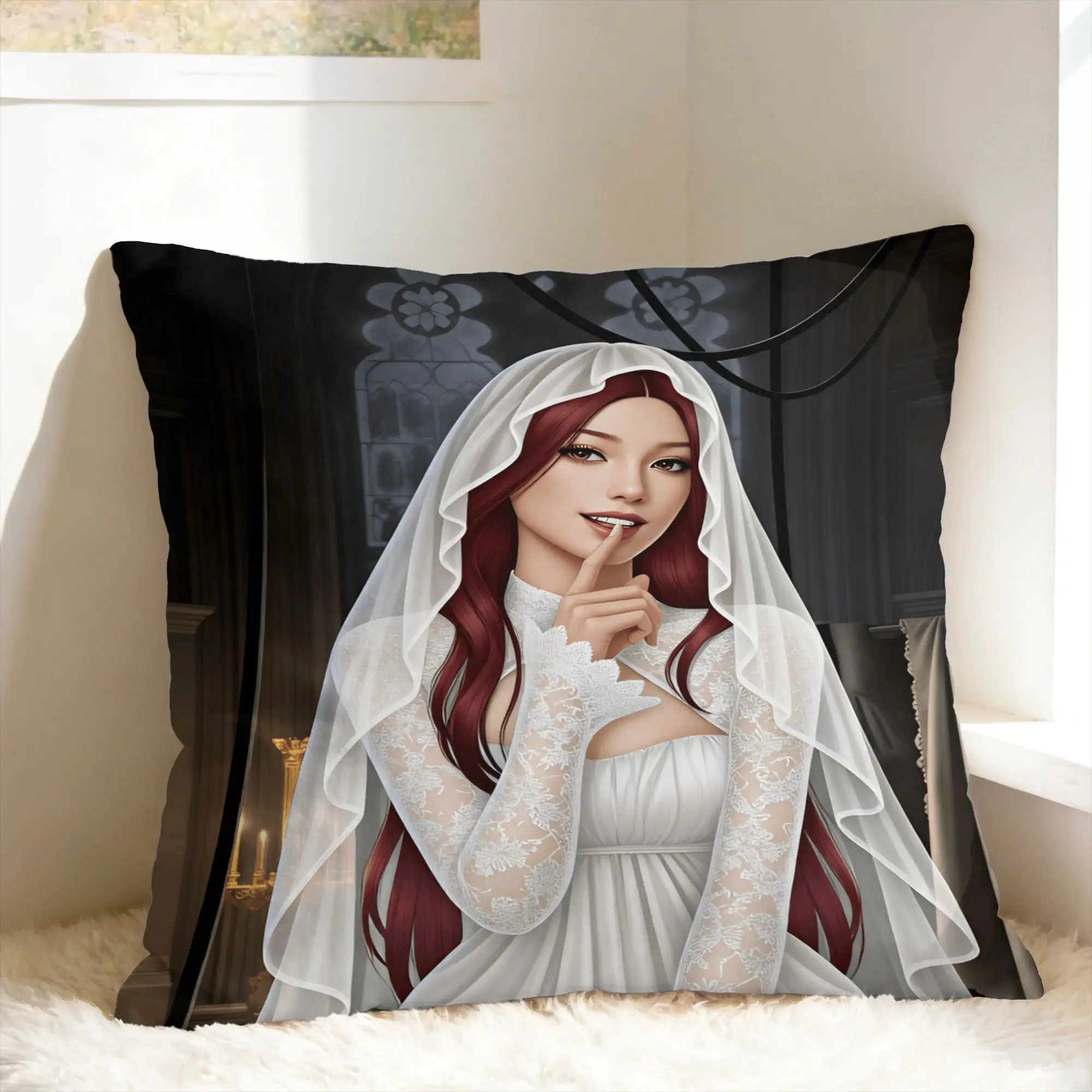 Pillow Cover Game Romance Clubs  Retro Trendy Pillow Case For Sofa Home Decoration Pillowcases