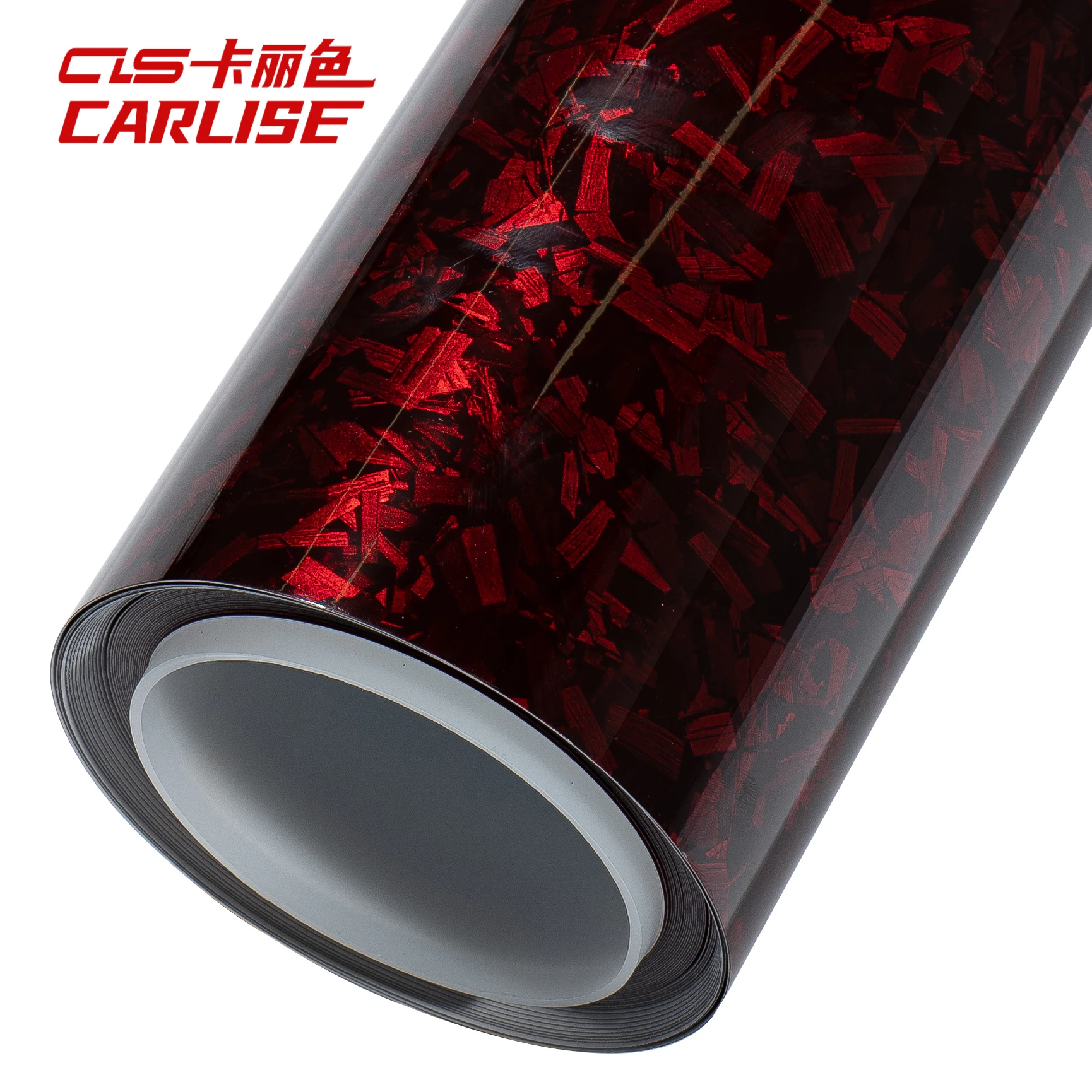 

1.52*17M High Gloss Red Forged Carbon Fiber Vinyl Wrapping Film Adhesive Motorcycle Scooter Car Decal Wrap