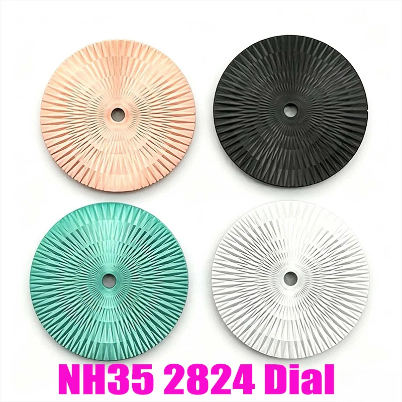 Mod 28.5mm Watch Dial NH35 Watch Dial Fit for NH35 2824 2836 8215 Movement 3.0/3.8 Oclock Mechanical Watch Dial Replace Part