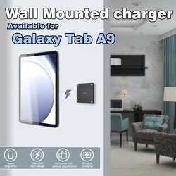 Wall Mount iPad Charger Samsung Galaxy Tab A9 8.7-inch A9plus 11-inch Wall Charger Wireless Charging Office Electronics Tablet i