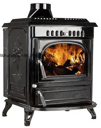 

Burn Energy Cast Iron Wood Stove with Side Doors