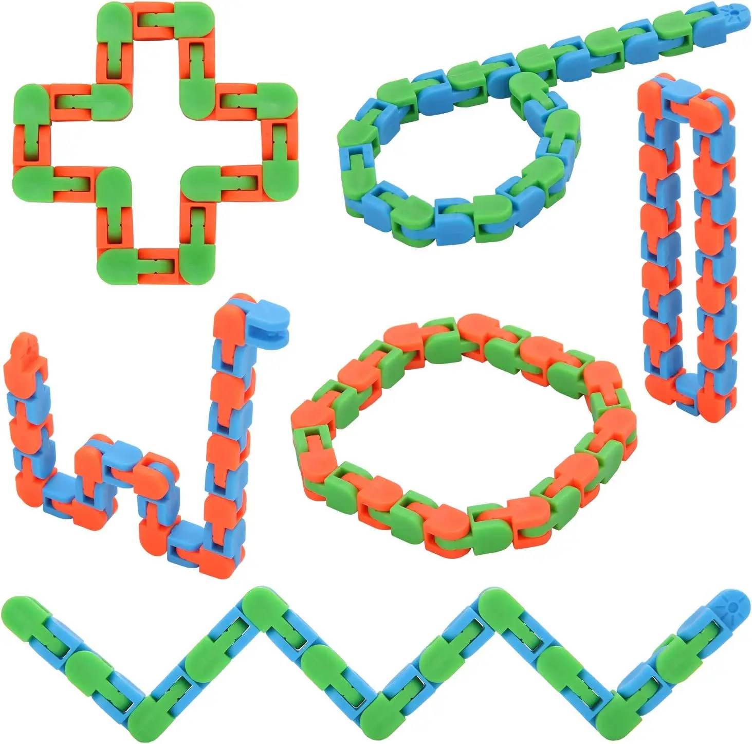 

Мини-цепочка с 24 звеньями | Сенсорная игрушка — пасхальный подарок, сувениры для классной вечеринки, праздничные наполнители (случайный цвет)