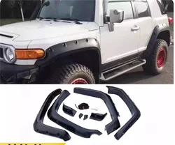 Car Fender Wheel Eyebrow Mudguard Lip Body Kit Protector Mud Guard for Toyota FJ Cruiser