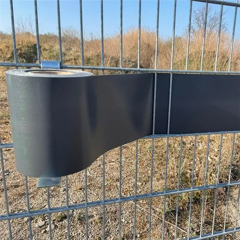 A44Z-Unrolling Aid For PVC Privacy Strips On Single Rod Mat And Grid Fences For Quick And Easy Installation