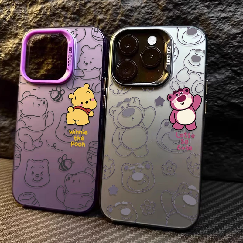 Winnie The Pooh Lotso Matte Case for Xiaomi POCO X6 X5 X3 NFC F3 F4 GT F5 F6 M6 Pro 4G M5S C65 Mi 13T 12T 14 13 12 11 Lite 5G NE