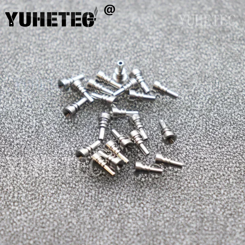 BI2HOP BISHOP MTL الفولاذ المقاوم للصدأ دبوس الهواء كمية المسمار 1 زوج (2 قطعة) مسامير التحكم في تدفق الهواء 0.7 0.8 0.9 1.0 1.1 1.3 1.5 1.7 #6