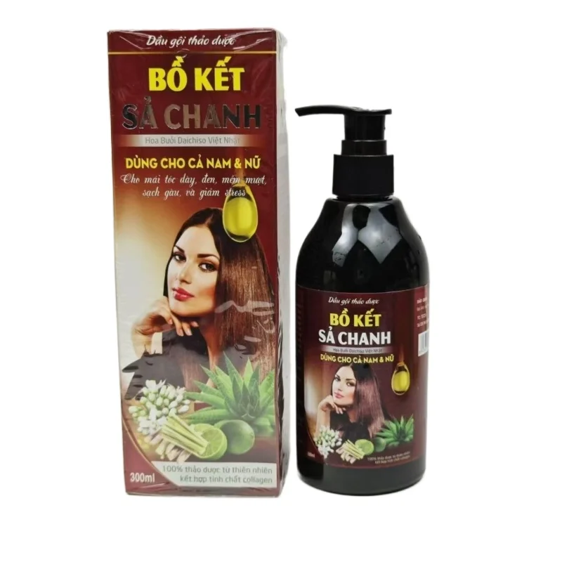 Shampoo is fluffy, refreshing, smooth, deep cleansing, soothing hair follicles, improves dry, split and greasy hair 300ml