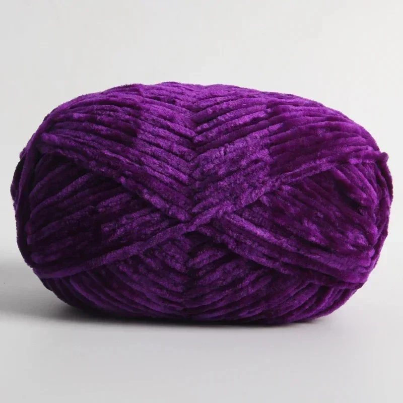 Soft Chenille Yarn 100g for Crafting Projects